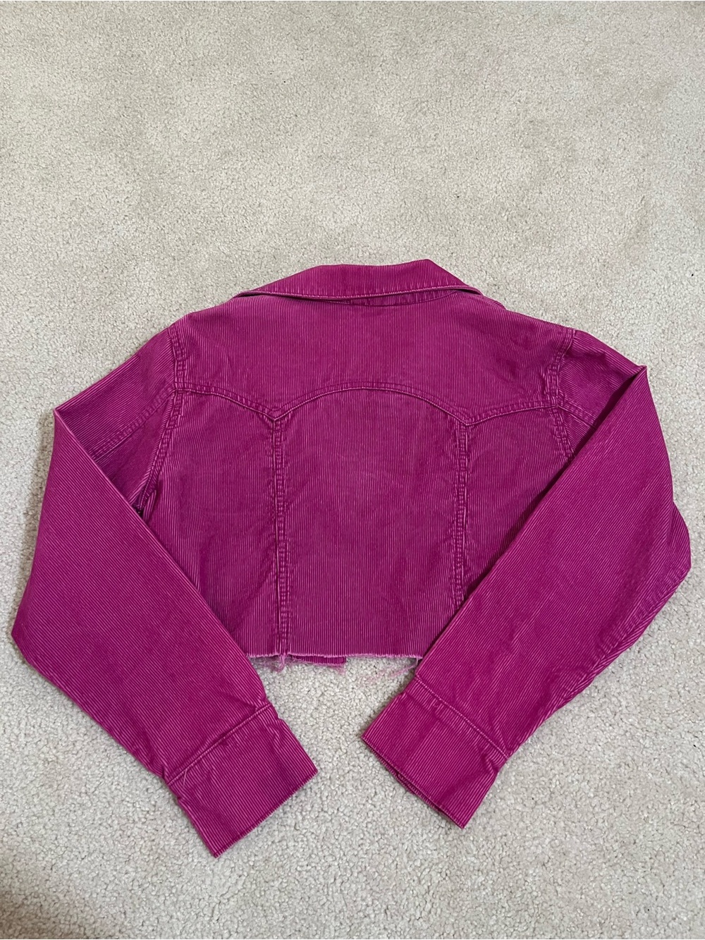 BillBlass Cropped Corduroy Jacket